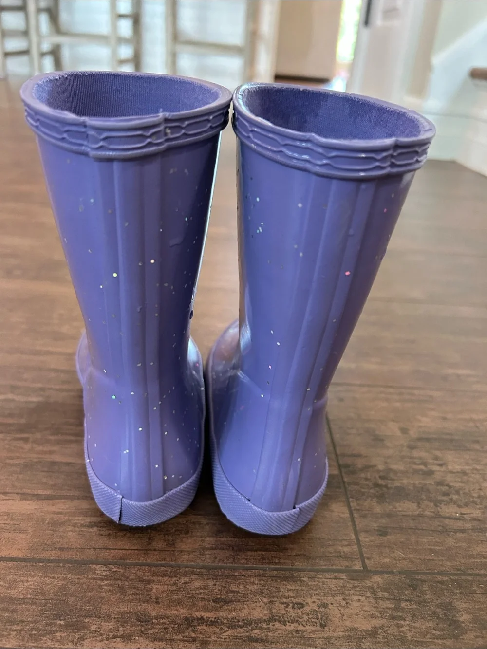 Hunter Kids Lavender Glitter Waterproof Rain Boots